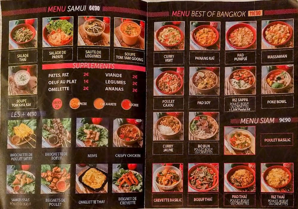 BEST OF BANGKOK fontainebleau - Menu Image 1